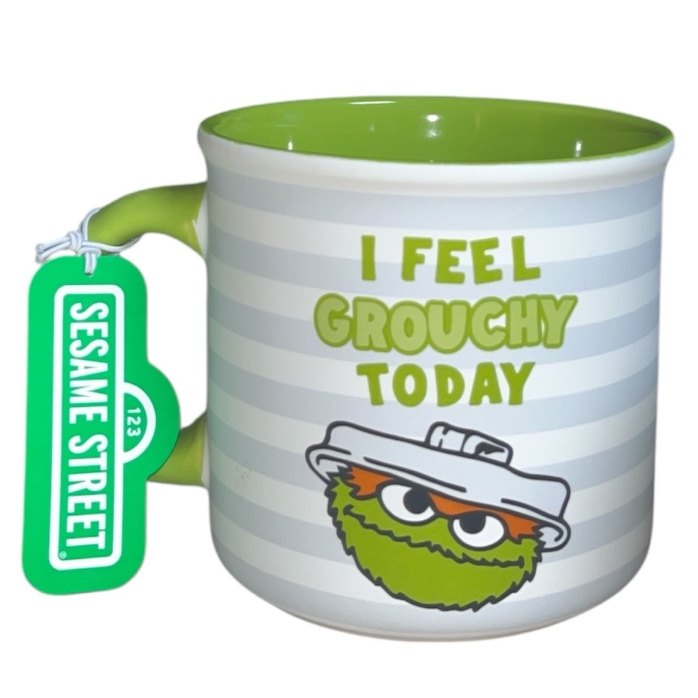 Sesame Street I Feel Grouchy Today Double Sided Mug